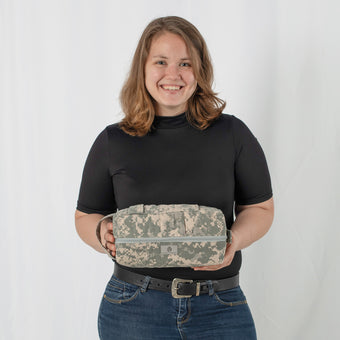 lifestyle shot of the US Army Toiletry