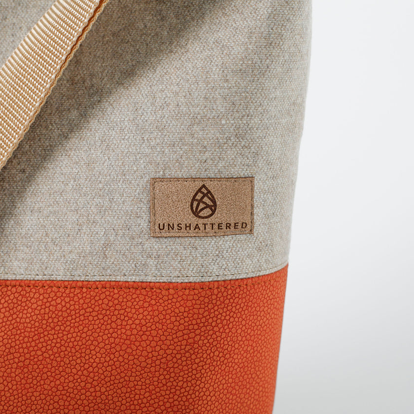 detail shot of the label