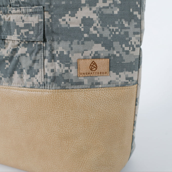 detail shot of the label