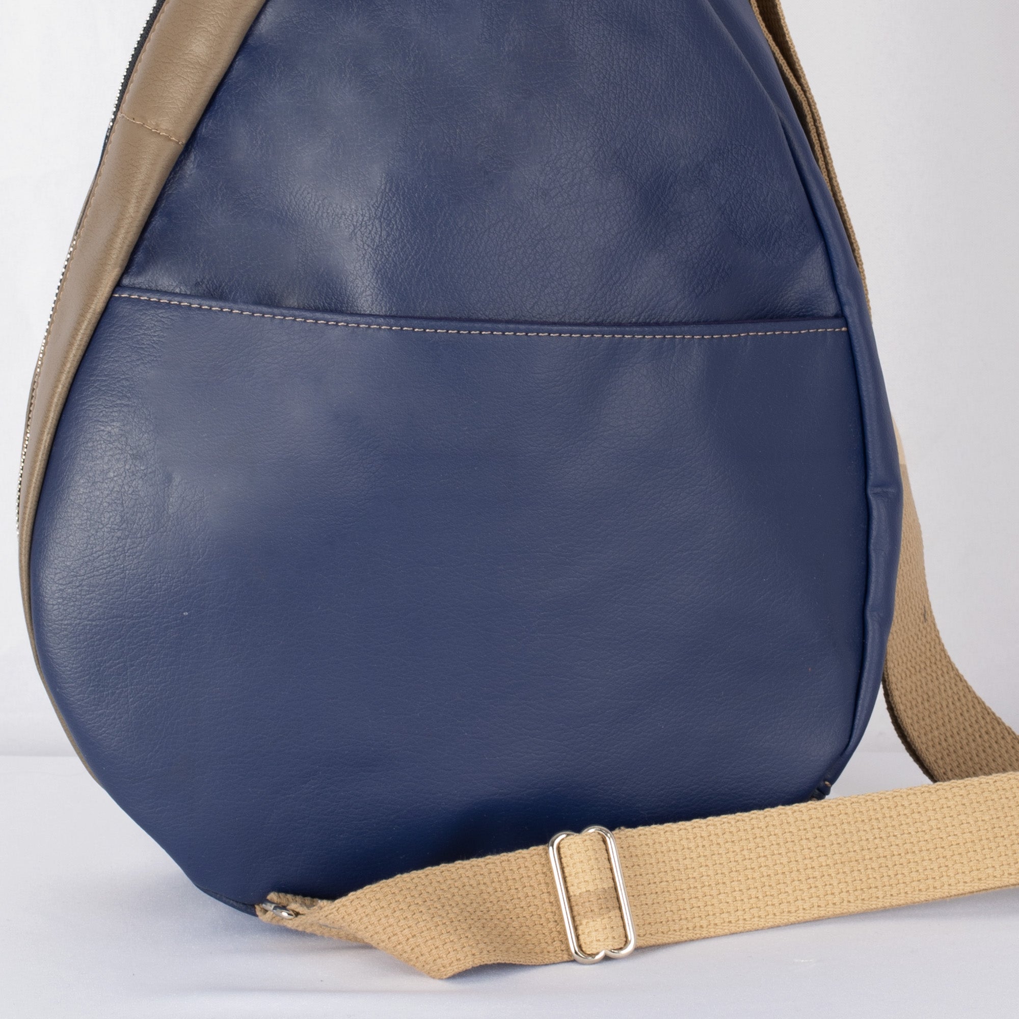 back view of teardrop sling bag 