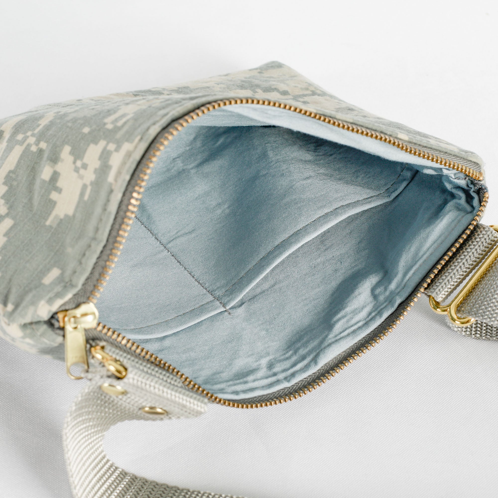 Interior shot of US Army Crossbody 