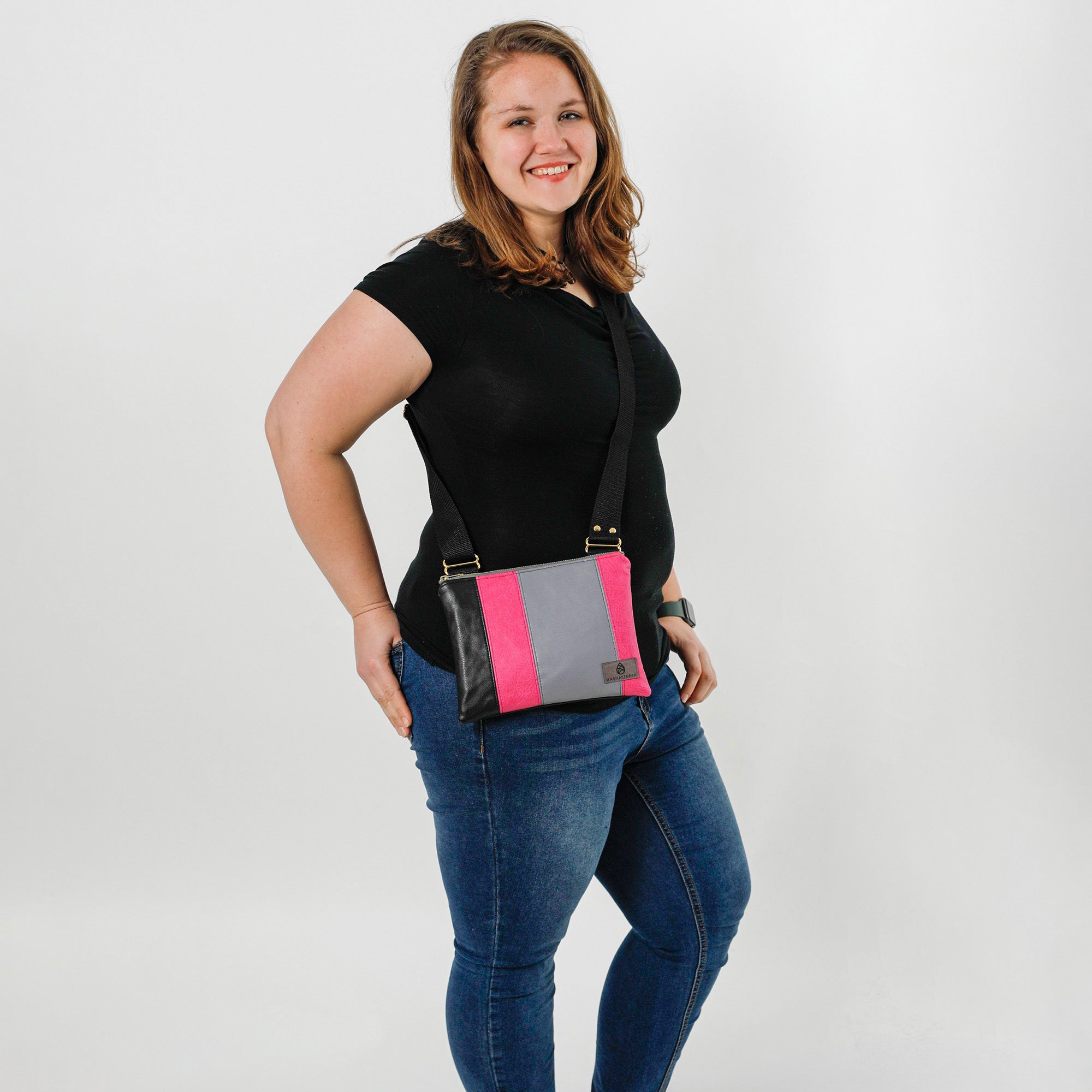 Elaine Multi-Panel Crossbody Pouch