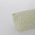 Gold zipper green makeup bag with white pattern on a white  background named after Sky 