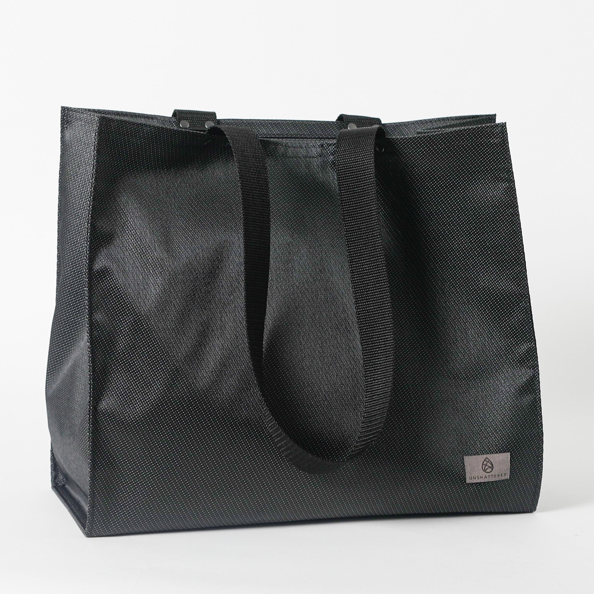 Black Simple Shopper
