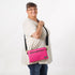 Lifestyle shot of crossbody 