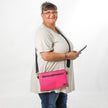Lifestyle shot of Carmen 3 in 1 hands free