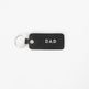 "Dad" Embossed Leather Keychain