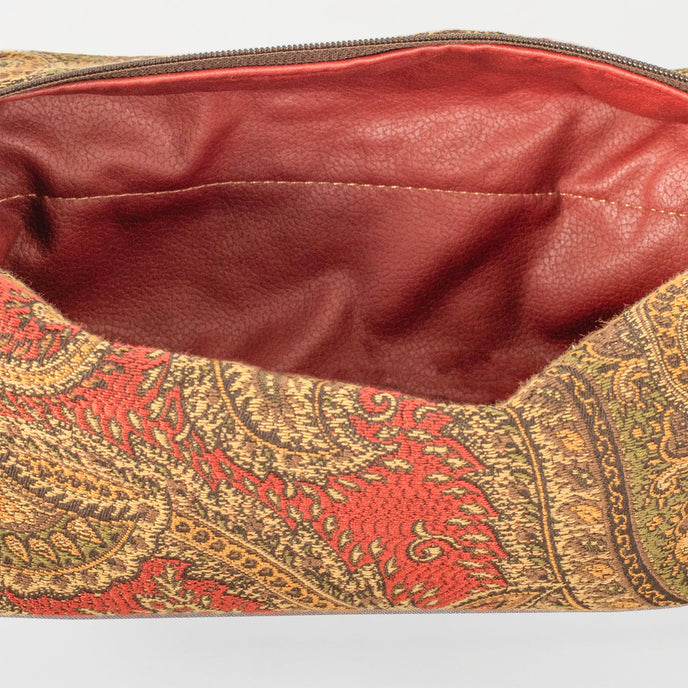 A red luxury leather alternative material interior named after Destiny