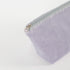Light Purple Textured makeup with a gray zipper on a white background named after Jamar