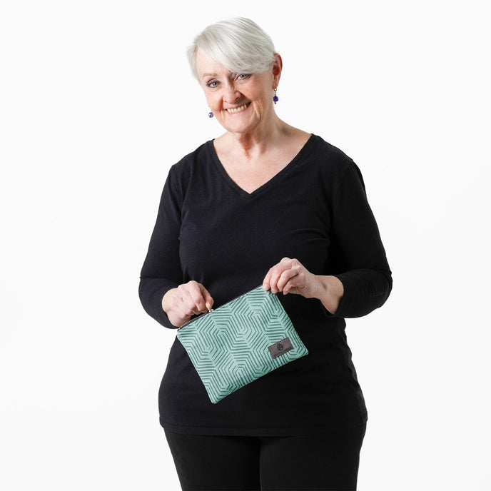 Lifestyle shot of Janet Zip Pouch 