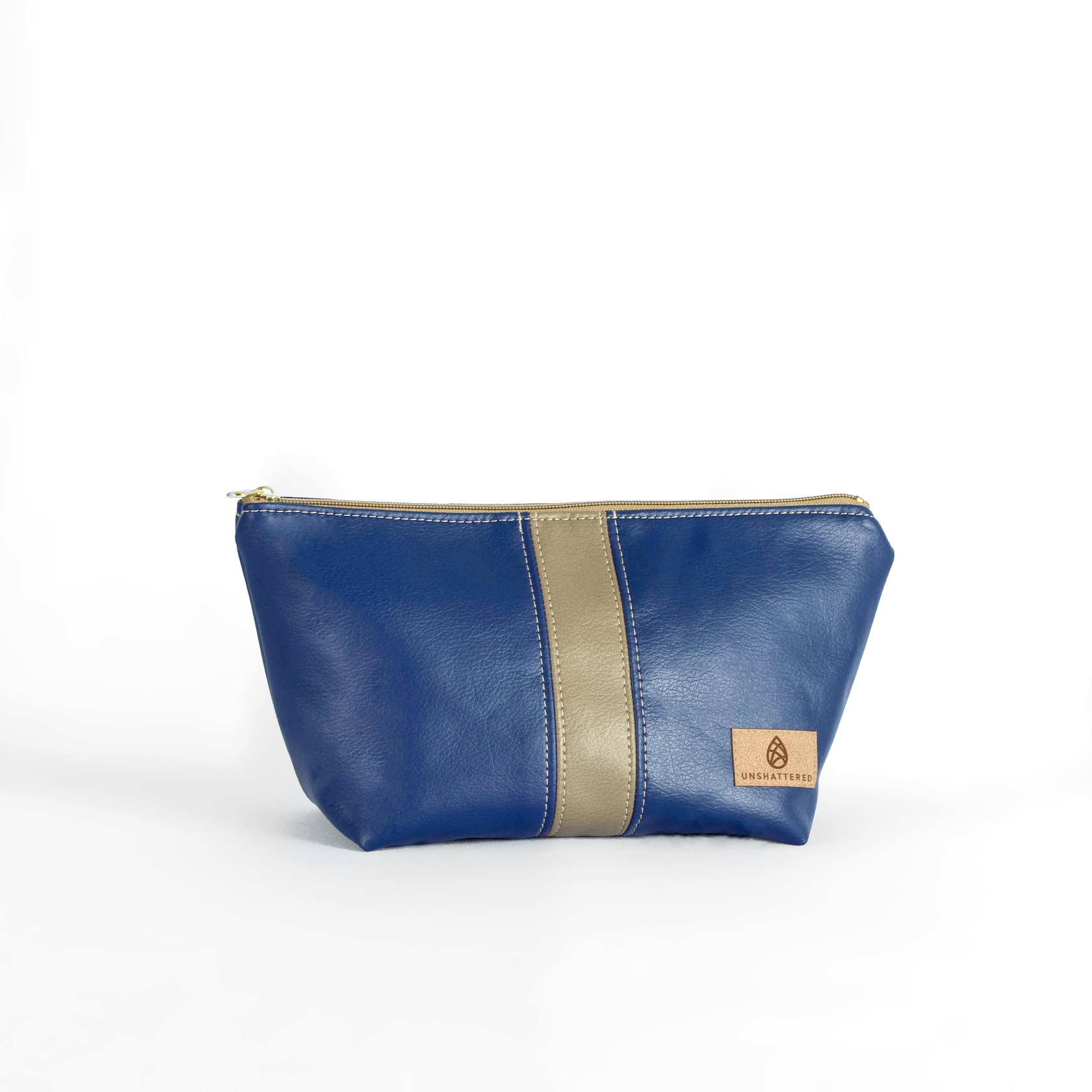 Convertible Royal Blue Leather Handbag - Utopian Landscape – Min & Mon
