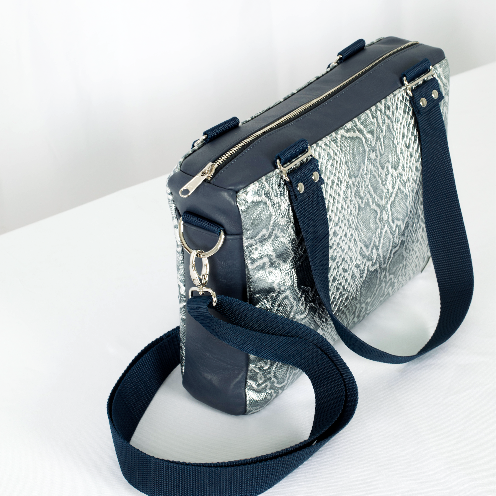 detail shot of Carmen Leather Handbag