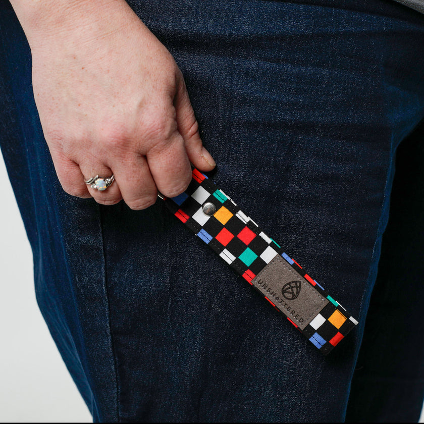 lifestyle shot of Precious keychain 