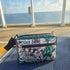 Patterned errand bag  with ocean view