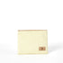 Light yellow zippered pouch named Katya on a white background