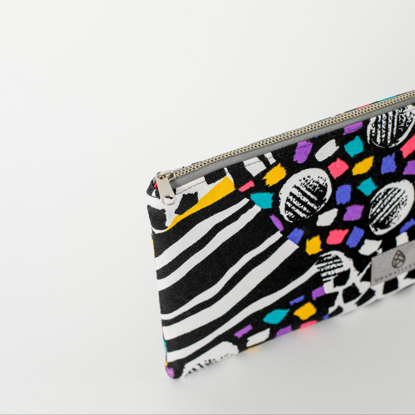 detail shot of the zipper