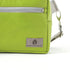 A lime green errand bag with an Unshattered gray label bag named after Nadine 