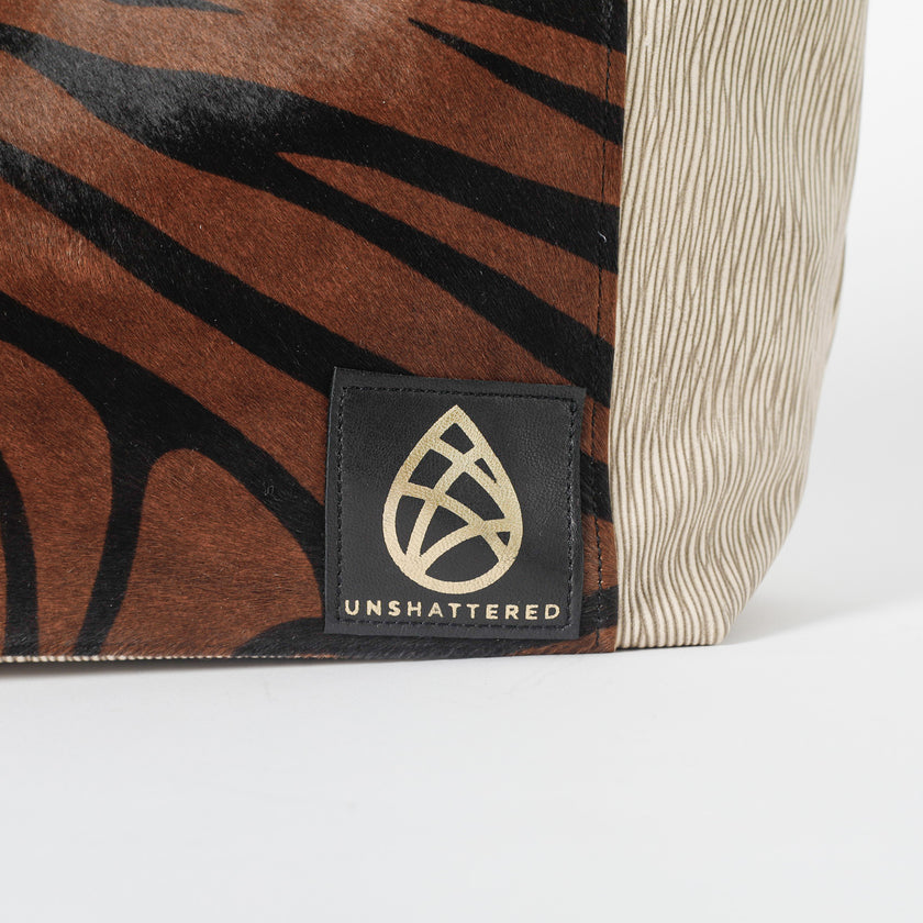 detail shot of the logo