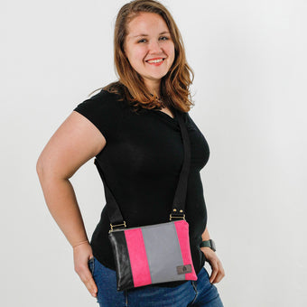 Elaine Multi-Panel Crossbody Pouch