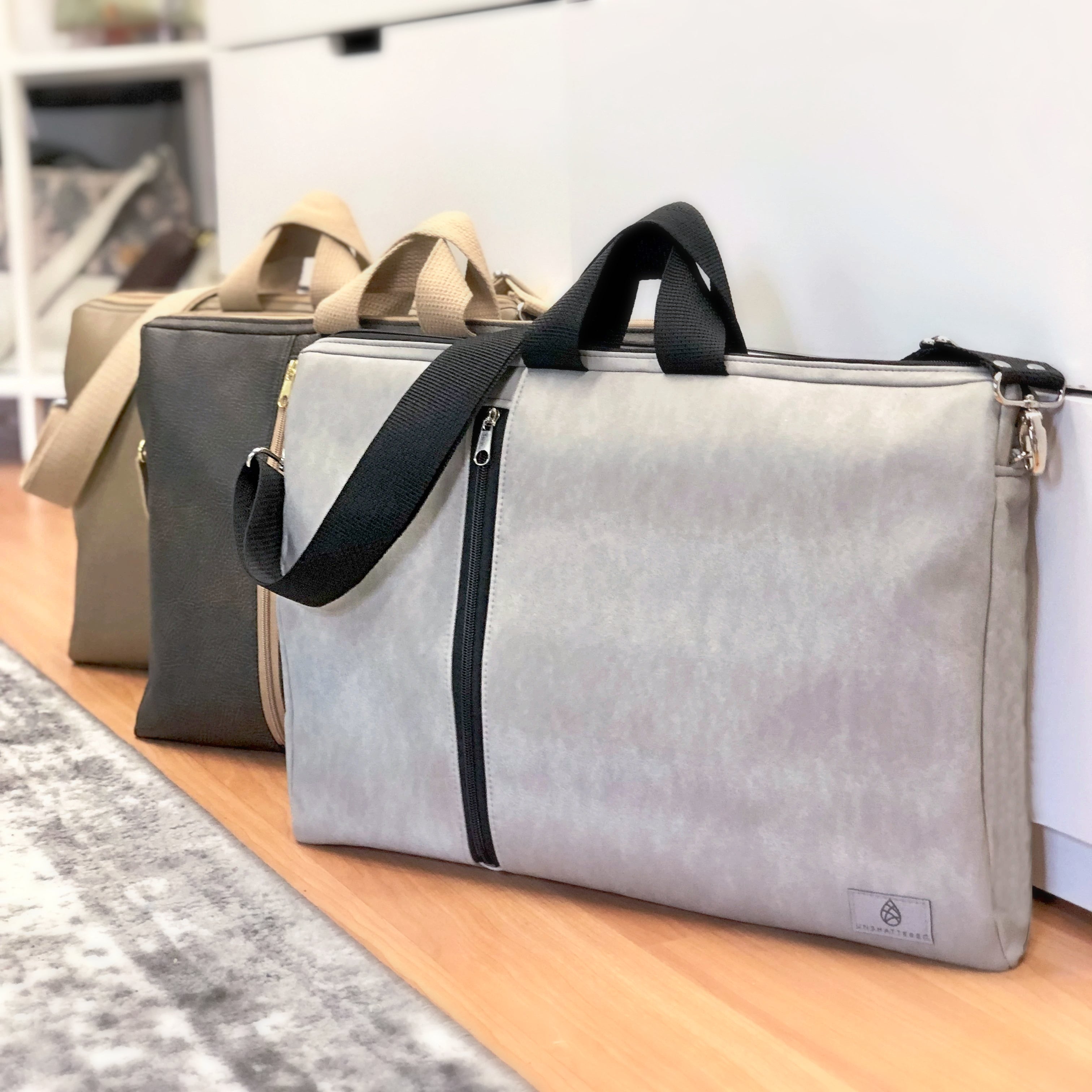 Luxury Designer Printed Leather Looking Laptop Bag Adjustable Shoulder  Strap